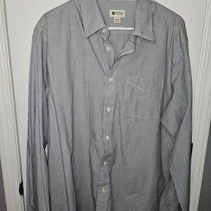 Men's Striped Button-Down Shirt